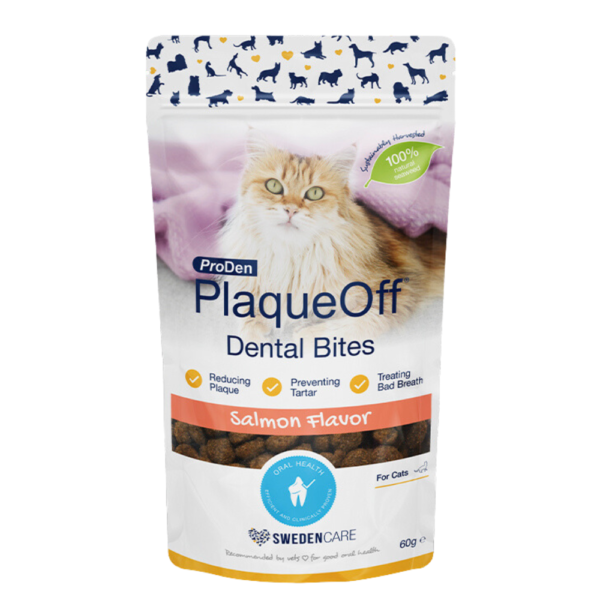 PlaqueOff Dental Bites Salmon kassile